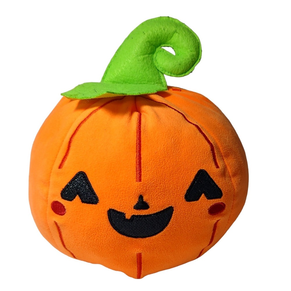 Halloween Pumpkin Plush Heavenly Soft Friend Toy‎ Fall Eight Inch Jack O Lantern